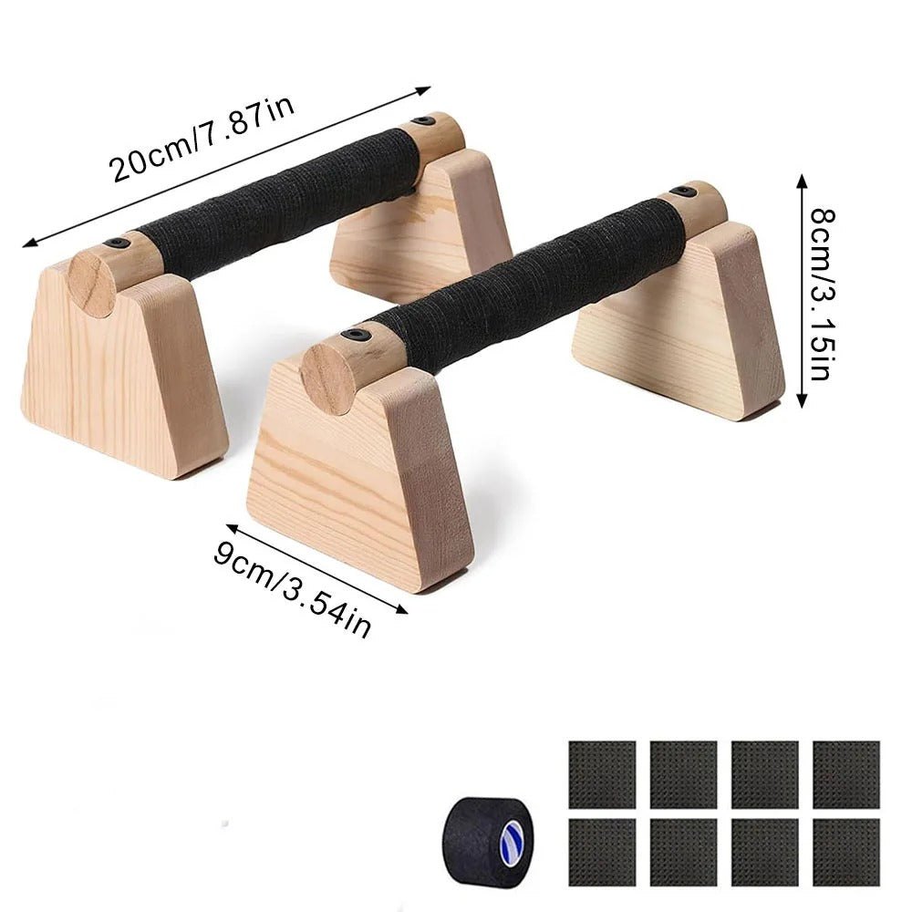 WoodGrip Pro Push-Up Bars